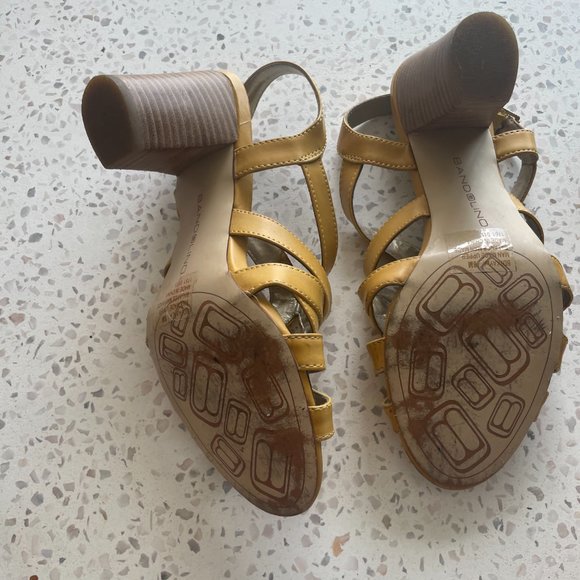 Yellow Bandolino Sandals - Picture 6 of 6